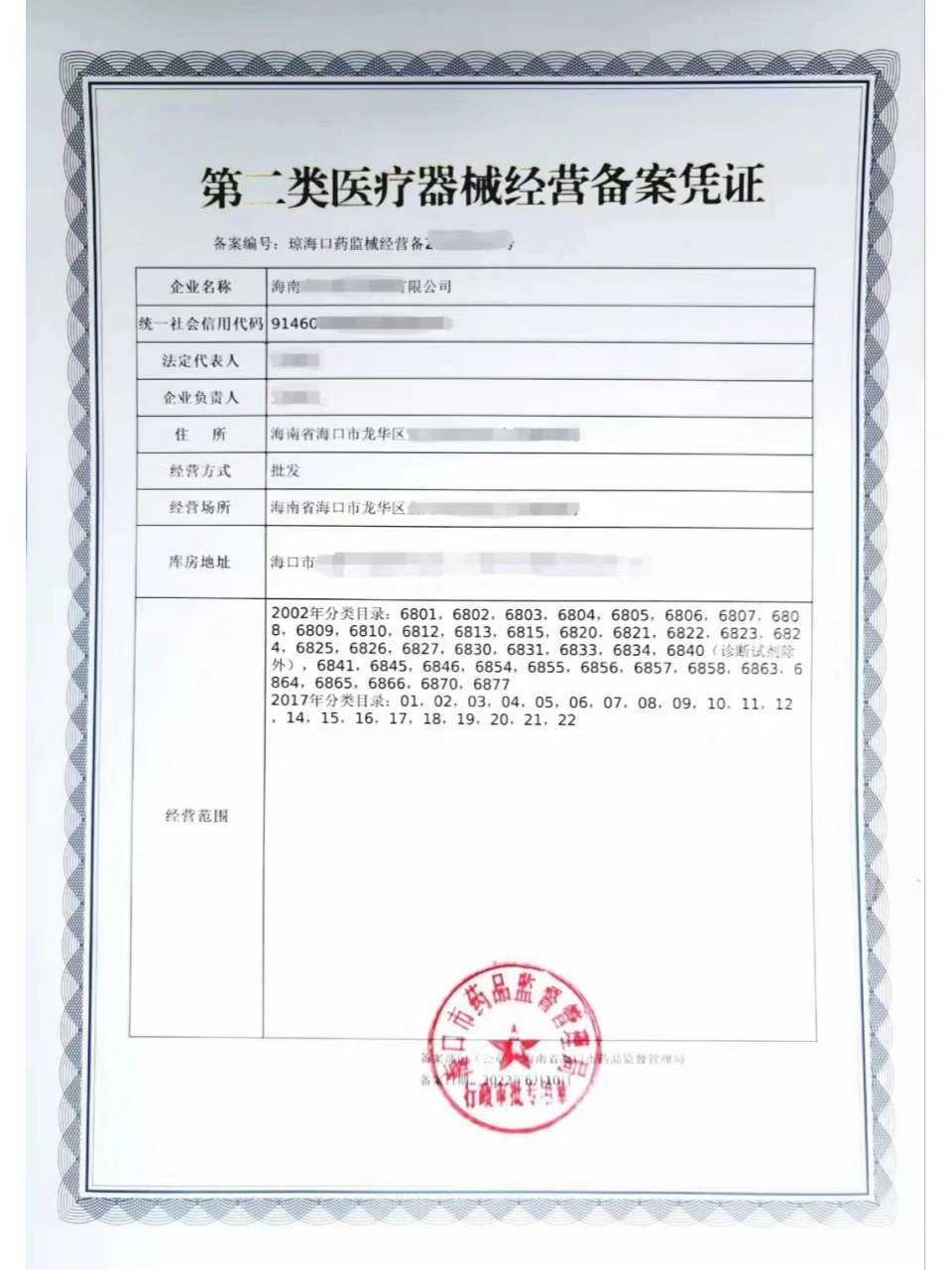 第一類、第二類、第三類醫(yī)療器械分類知識 以第一類醫(yī)療器械為例